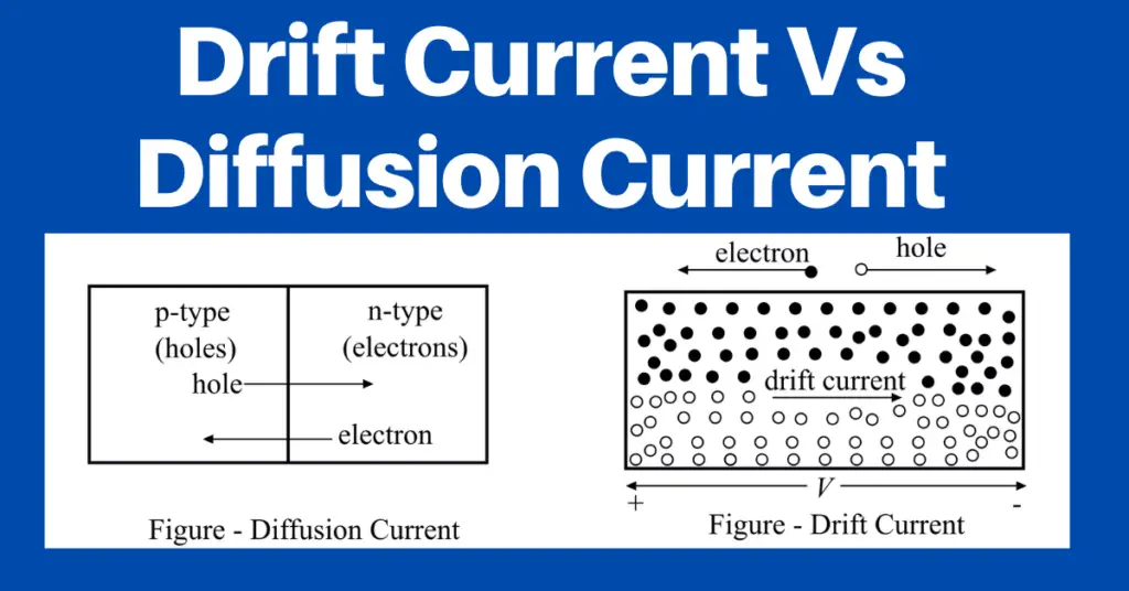 drift current vs diffusion current- key differences explained