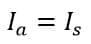 Armature current of series DC motor