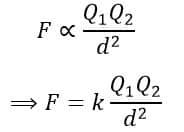 derivation of coulomb's law