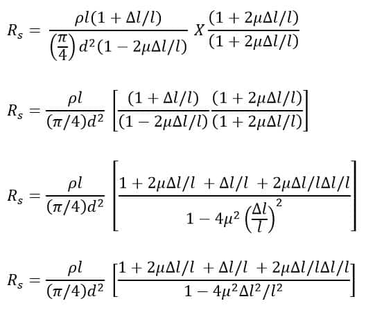 Strain Gauge Factor Derivation part-3