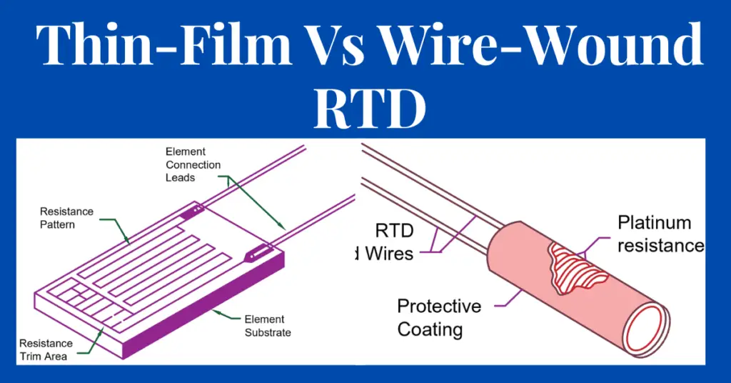 Wire-Wound Vs Thin-Film Resistance Temperature Detector explained