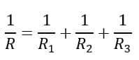 formula for effective resistance of parallel circuit