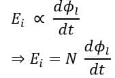 faraday's law equation