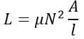 inductance formula