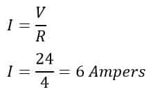 current in an electric circuit