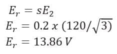 solved problem 1- rotor induced EMF