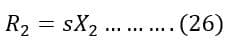 formula for maximum torque  of condition of induction motor