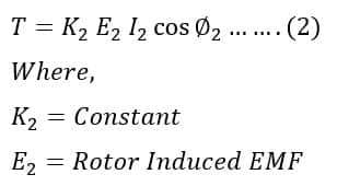 induction motor torque