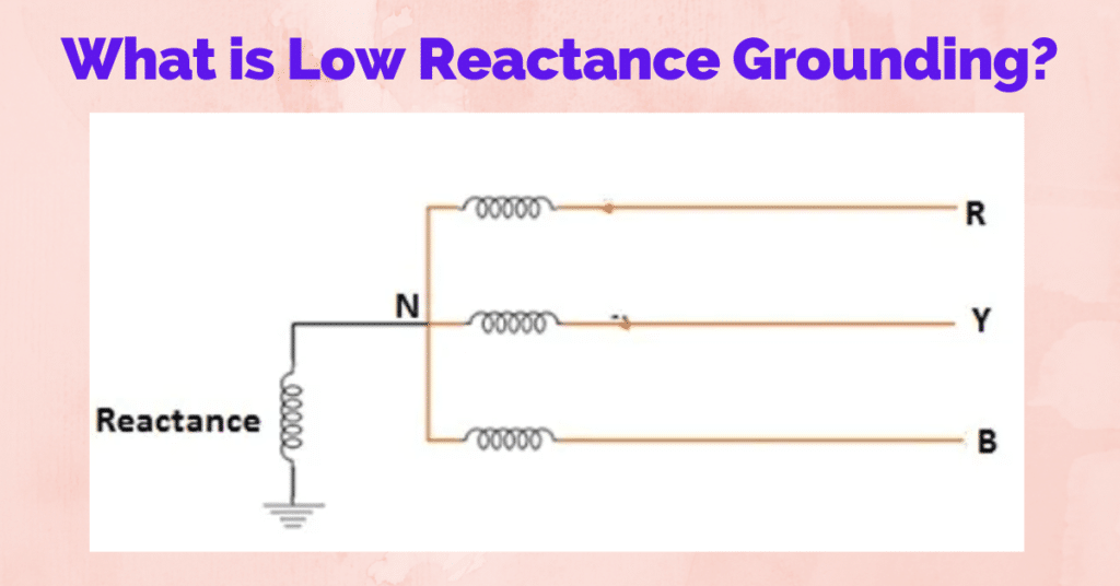 low reactance grounding-simple explanation