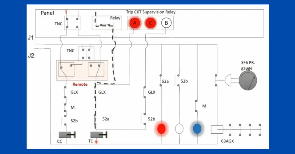 Anti-Pumping Relay Diagram & Working Function Explained in circuit diagram