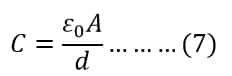 capacitance formula