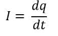 formula of current