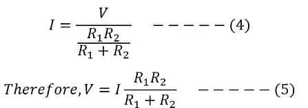 total Current in parallel circuit