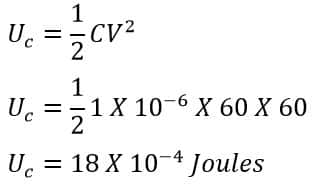 Numerical problem(1) on Energy Stored in a Capacitor