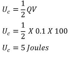 Numerical problem(2) on Energy Stored in a Capacitor