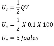 Numerical problem(2) on Energy Stored in a Capacitor