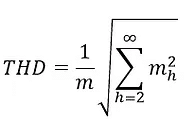 formula of total harmonic distortion