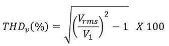 formula of THDv