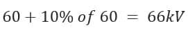 why voltage multiple of 11