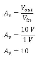 solved problem 1 on voltage gain