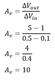 solved problem 2 on voltage gain