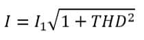 effect of harmonics on RMS current