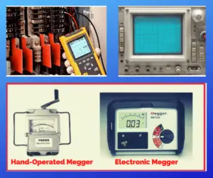 Meters used for troubleshooting Electrical equipment