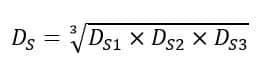 formula for equivalent GMR per phase of the double circuit 