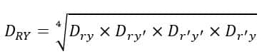 formula for GMD of ry phase