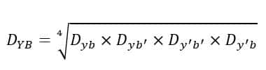 formula for GMD of yb phase