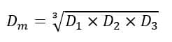 formula for GMD of Single Circuit 3-Phase Transmission Line