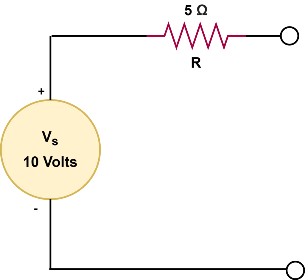 example of Conversion of Voltage Source into Current Source