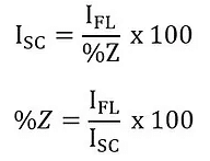 formula of Percentage Impedance of Transformer