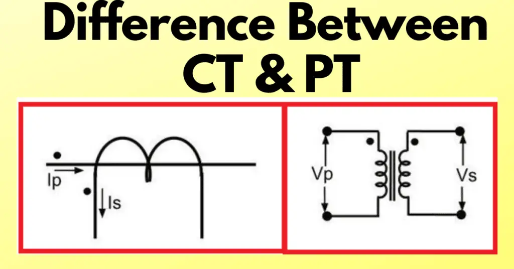 Ct vs PT- in electrical key differences  explained