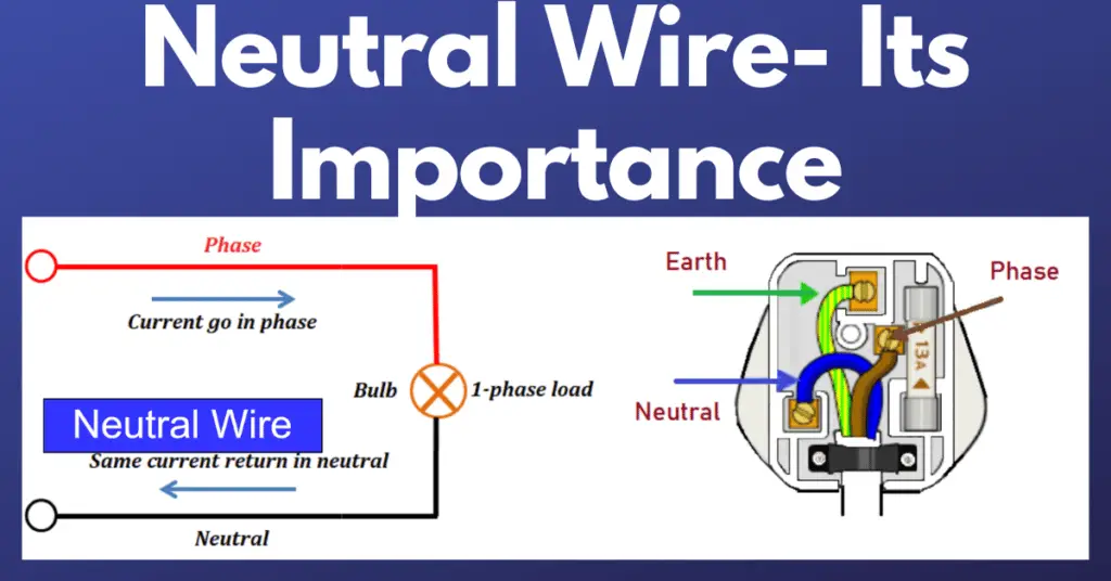 importance of neutral wire explained