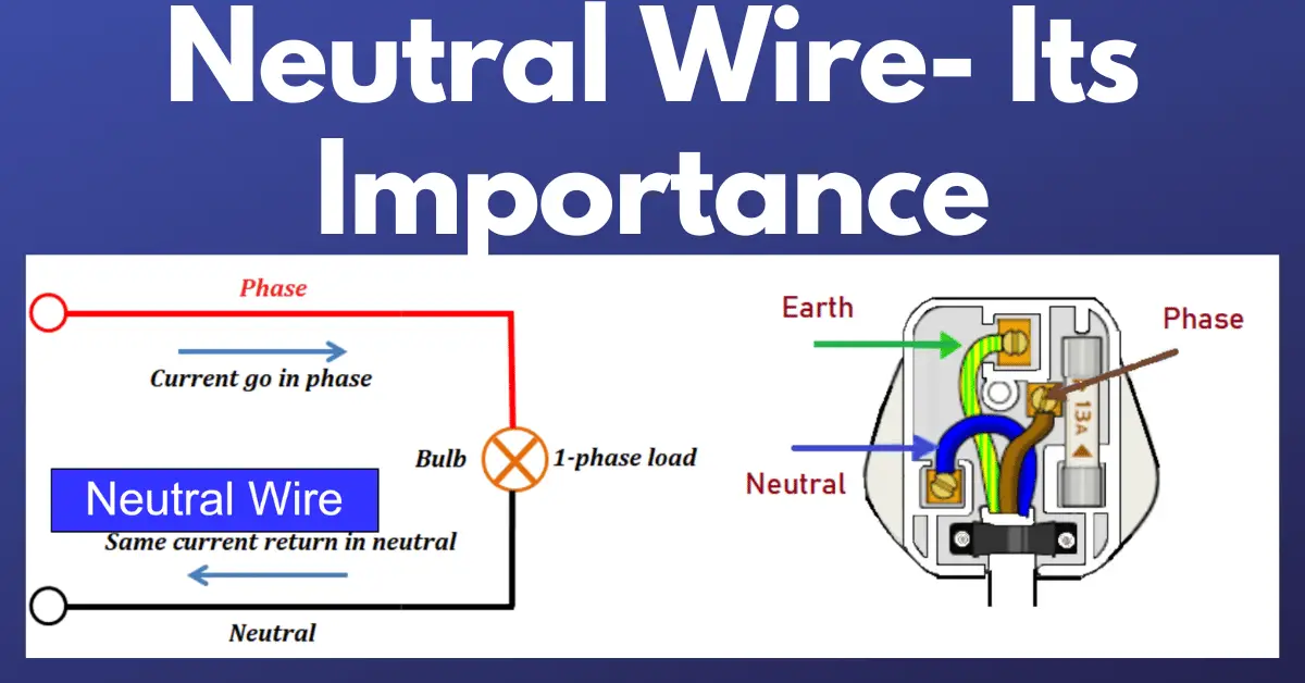 Importance Of Neutral Wire