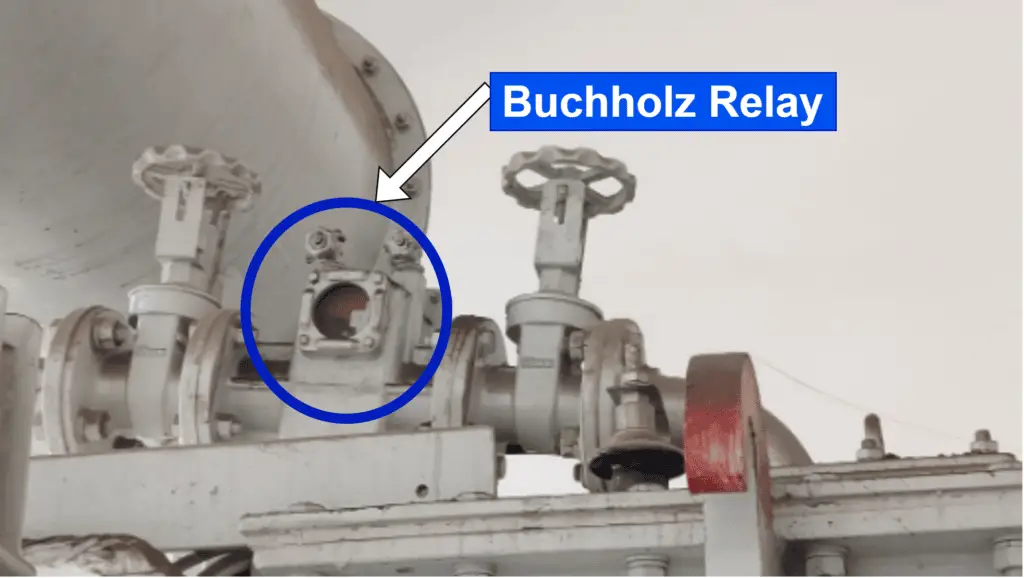 Buchholz relay  mounting on transformer