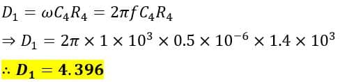 Numerical Example on Schering Bridge- dissipation factor calculation