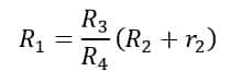 self Resistance formula of unknown inductor in maxwell's bridge