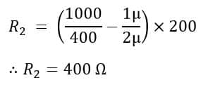 solved problem on wien's bridge