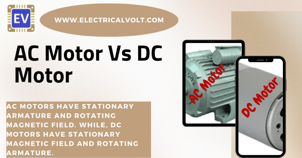 AC vs DC Motor – Key Differences, Working, Types & Applications