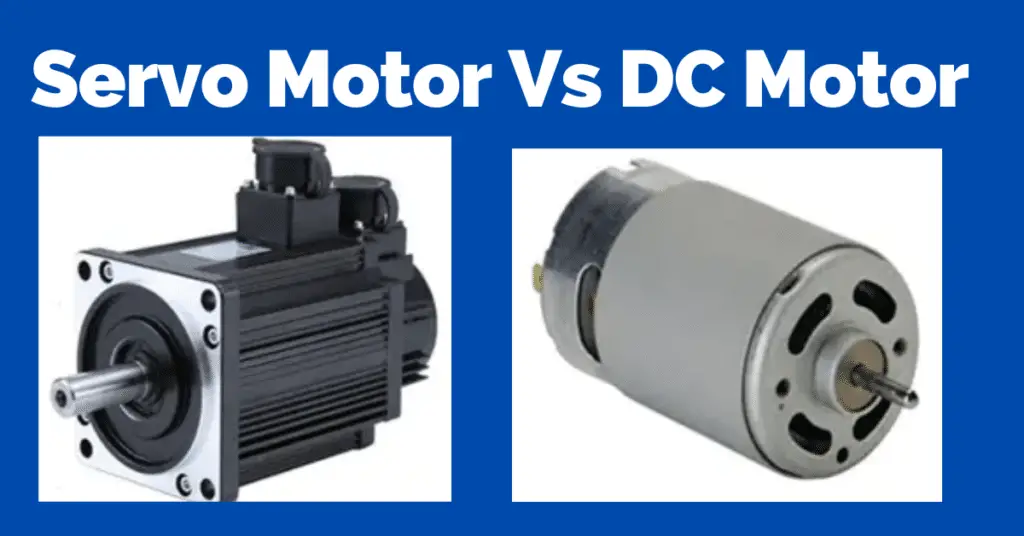 servo motor vs dc motor