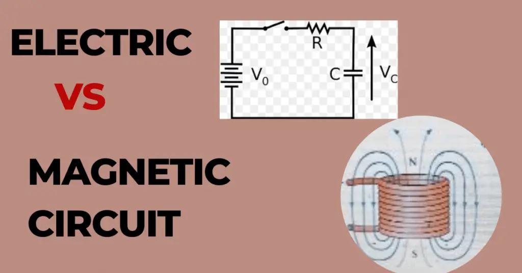 Difference between Magnetic Circuit and Electric Circuit explained