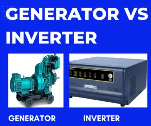 Difference between Generator and Inverter