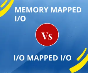 Difference Between Memory-mapped I/O and I/O-mapped I/O