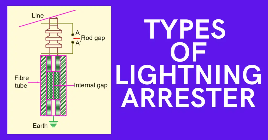 types of lighning arrester explained