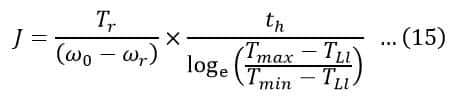 formula of moment of inertia 