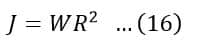 general formula of moment of inerta