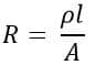 resistance formula