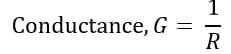 conductance formula